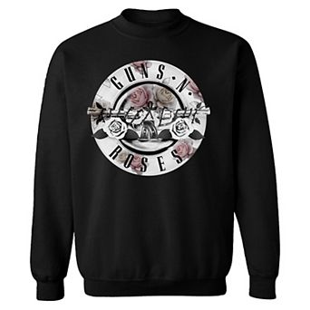 Men's Guns n' Roses Floral Fill Bullet Sweatshirt