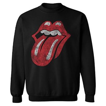 Men's Rolling Stones Distressed Tongue Sweatshirt