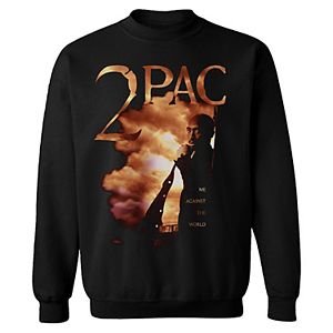 Rockoff Trade Men's Tupac Praying T-Shirt - Official Licensed Graphic Tee (Charcoal, X-Large)