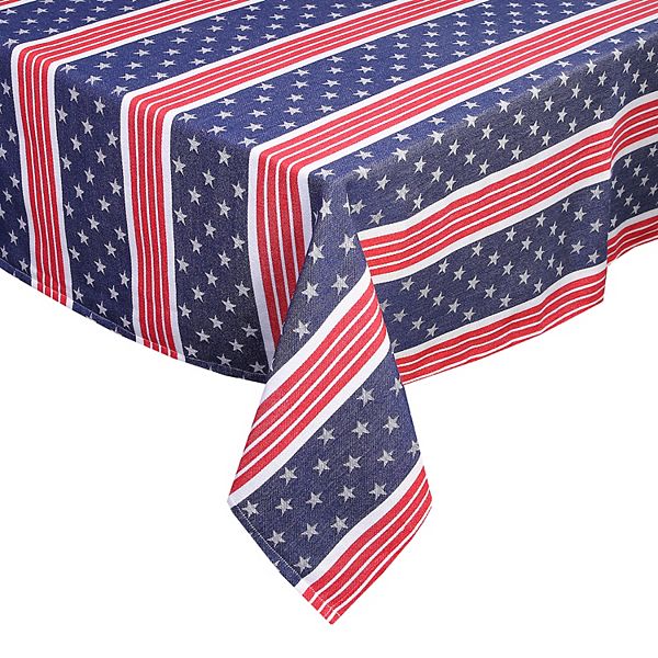 Celebrate Together™ Americana Stars & Stripes Jacquard Tablecloth