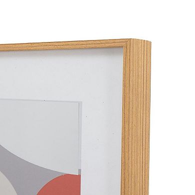 A&B Home Abstract Framed Mirror Art
