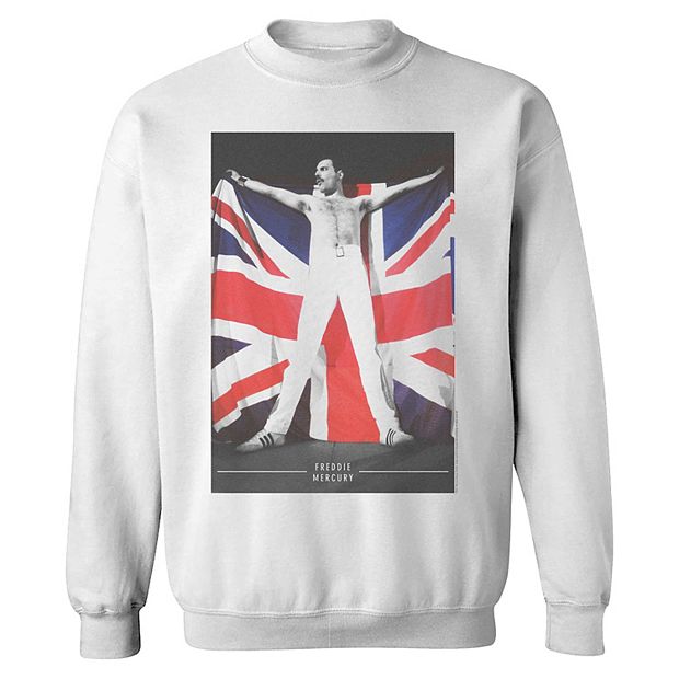 Men s Freddie Mercury Flag Sweatshirt