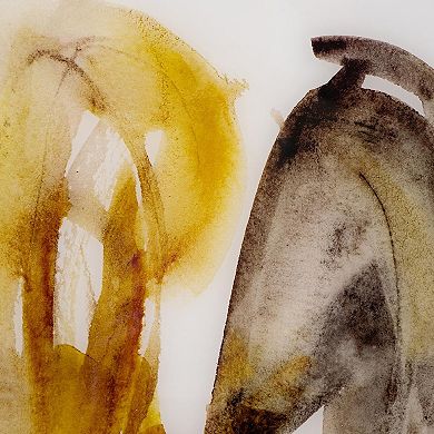 A&B Home Abstract Brushstrokes Framed Wall Art 2-Piece Set