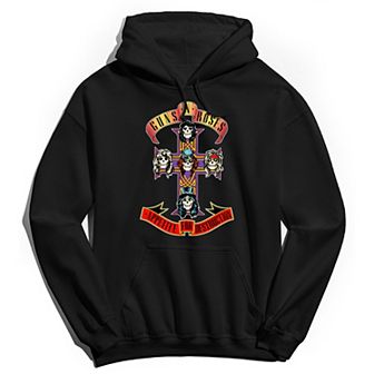 Men's Guns n' Roses Cross Hoodie