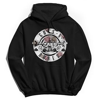 Men's Guns n' Roses Floral Fill Bullet Hoodie