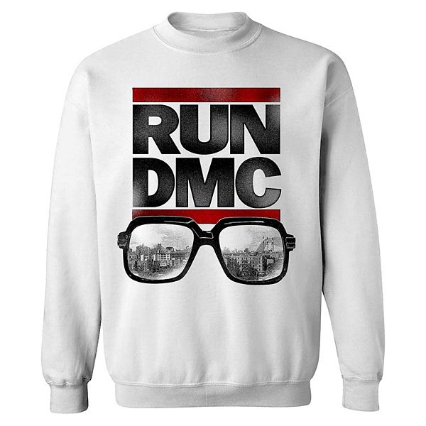 Men s Run DMC NYC Glasses Logo Sweatshirt