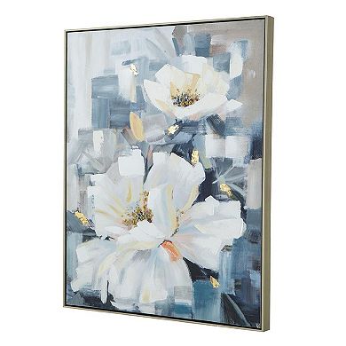 A&B Home Blooming Florals Framed Hand-Painted Wall Art