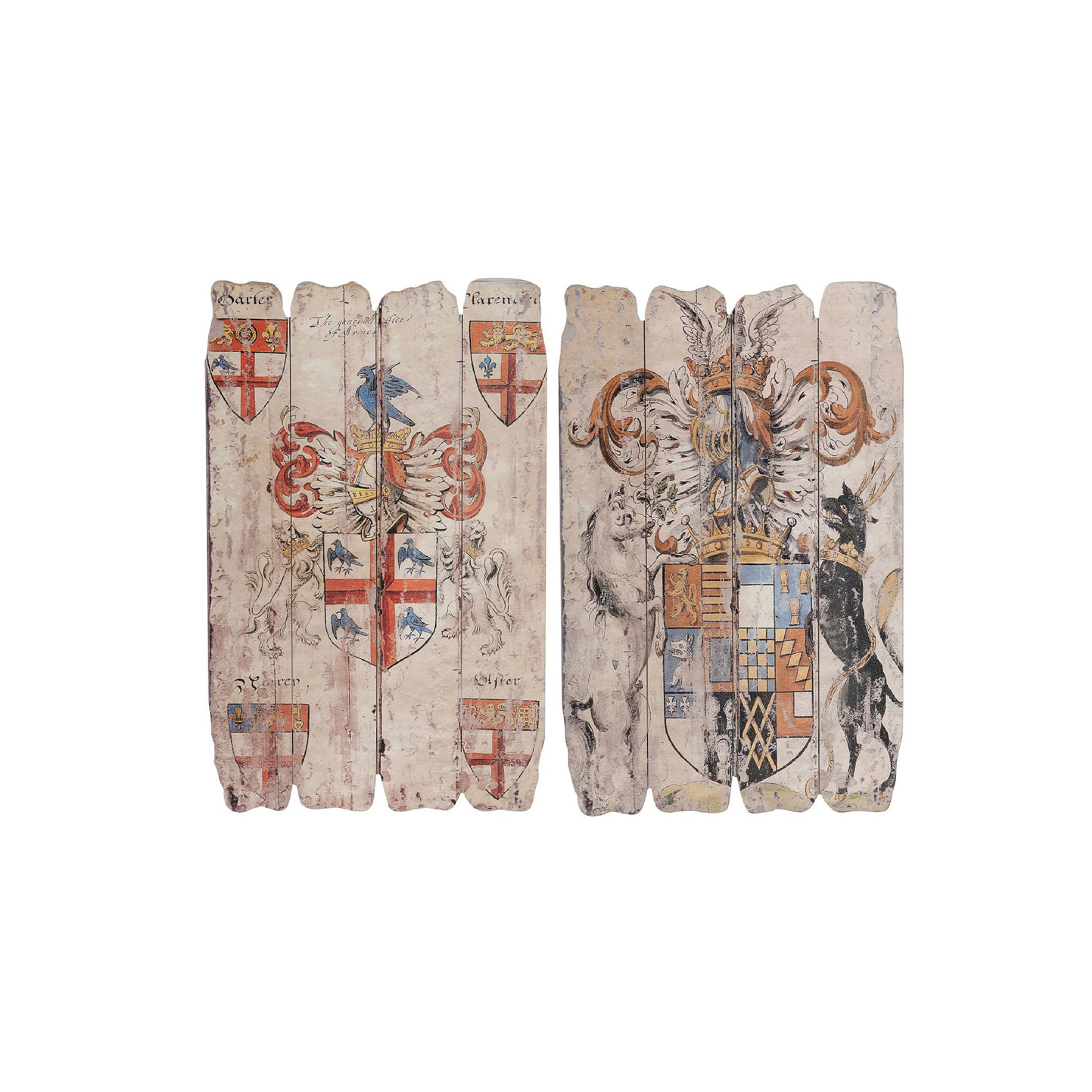 A&B Home England Art Plaque Wall Decor 2-piece Set, Multi