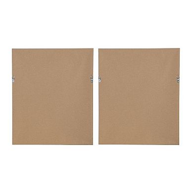 A&B Home Geometric Shapes Framed Wall Art 2-Piece Set