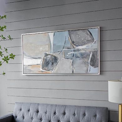 A&B Home Ice Island Framed Wall Art