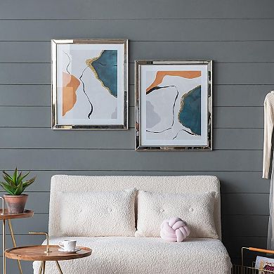 A&B Home Modern Abstract Framed Wall Art 3-piece Set