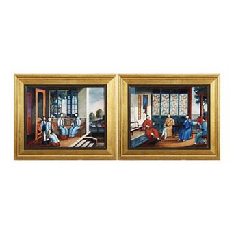 A&B Home Musicians Framed Wall Art 2 pc Set