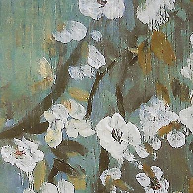 A&B Home Saison White Cherry Blossom Canvas Wall Art 