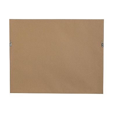 A&B Home World Map Framed Under Glass Art