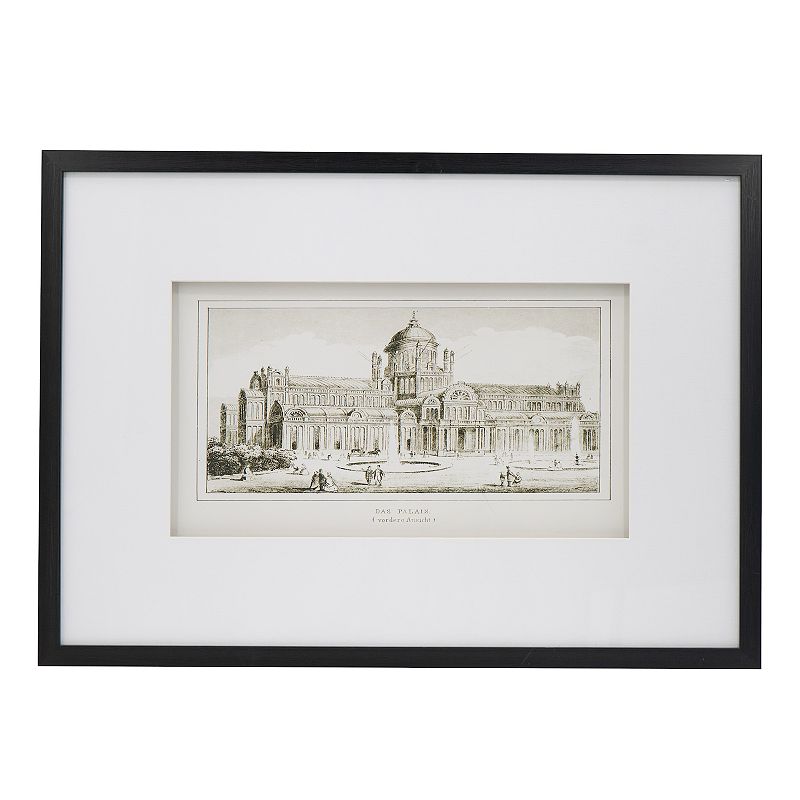 A&B Home Smithsonian Framed Wall Art, Multicolor
