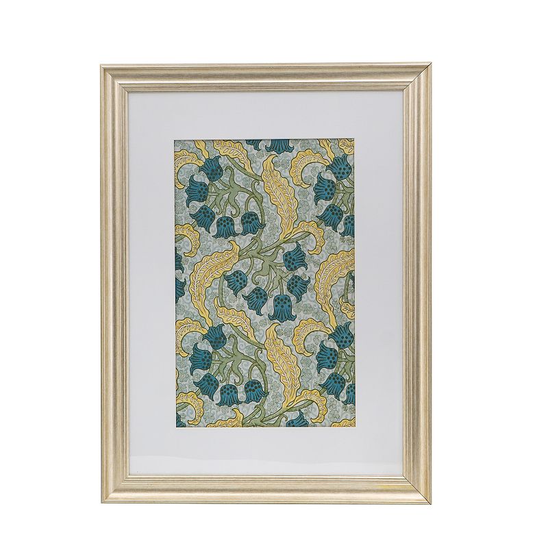 A&B Home Smithsonian Floral Framed Wall Art, Green