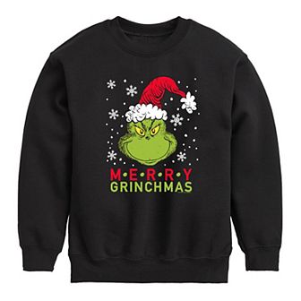 Boys 8-20 Dr. Seuss How the Grinch Stole Christmas Merry Crew Fleece Sweatshirt