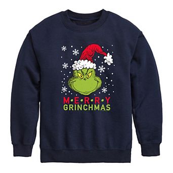 Boys 8-20 Dr. Seuss How the Grinch Stole Christmas Merry Crew Fleece Sweatshirt