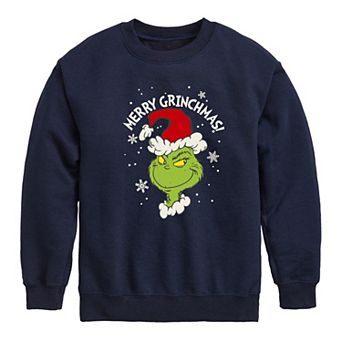 Boys 8-20 Dr. Seuss How the Grinch Stole Christmas Crew Fleece Sweatshirt