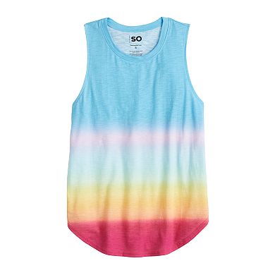 Juniors' SO® Pride Favorite Long Muscle Tank
