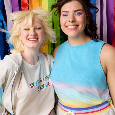 Juniors' SO® Pride Favorite Long Muscle Tank