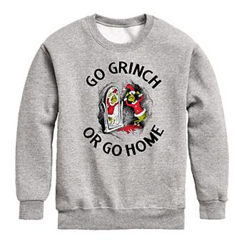 Boys 8-20 Dr. Seuss How the Grinch Stole Christmas Home Crew Fleece Sweatshirt