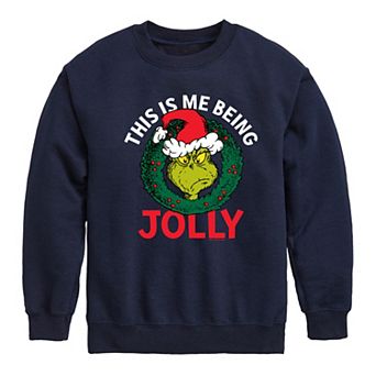 Boys 8-20 Dr. Seuss How the Grinch Stole Christmas Jolly Crew Fleece Sweatshirt