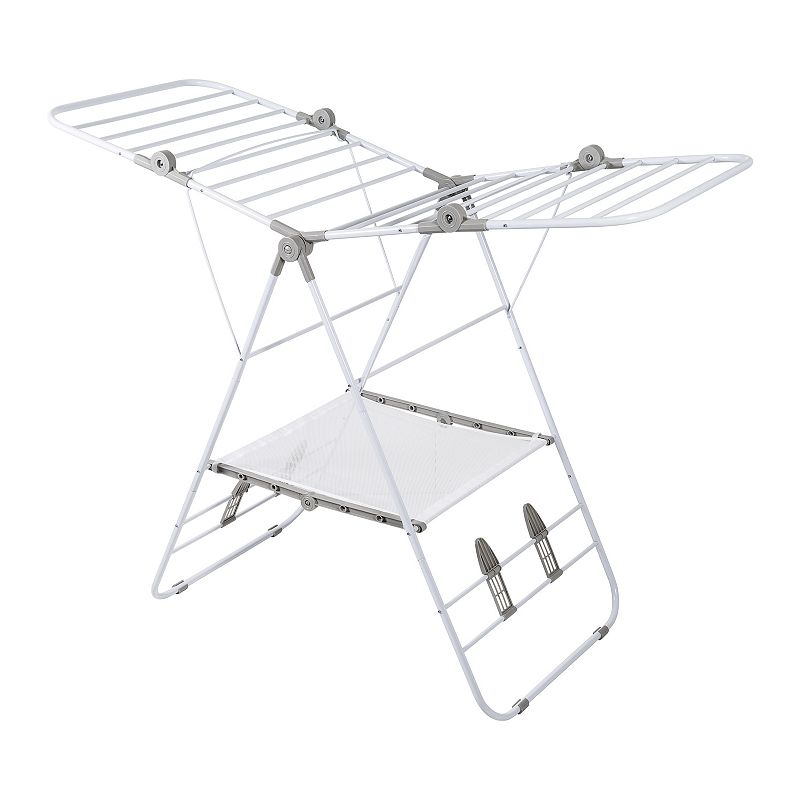 Honey-Can-Do Large Expandable & Collapsible Gullwing Clothes Drying Rack, W
