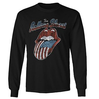 Men's Rolling Stones Tongue USA 78 Long Sleeve