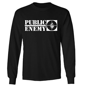 Men's Public Enemy Logo Long Sleeve Tee