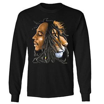 Men's Bob Marley Zion Profile Long Sleeve Tee