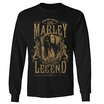 Men's Bob Marley Rebel Legend Long Sleeve Tee
