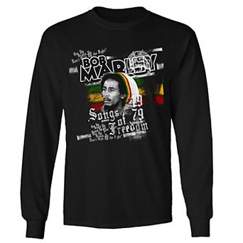 Men's Bob Marley Freedom Long Sleeve Tee
