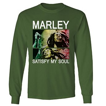 Men's Bob Marley Satisfy My Soul Long Sleeve Tee