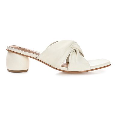 Journee Women's Genuine Leather Tru Comfort Foam Charlize Heels
