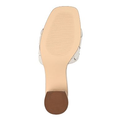 Journee Signature Kellee Tru Comfort Foam™ Women's Leather Dress Sandals
