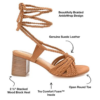 Journee Signature Railee Tru Comfort Foam™ Women's Leather Dress Sandals
