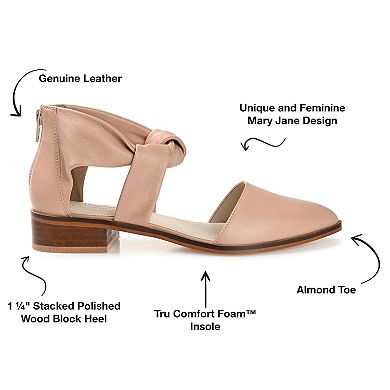 Journee Signature Tayler Tru Comfort Foam™ Women's Leather Heels