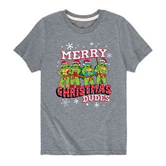 Boys 8-20 TMNT Merry Christmas Dude Graphic Tee