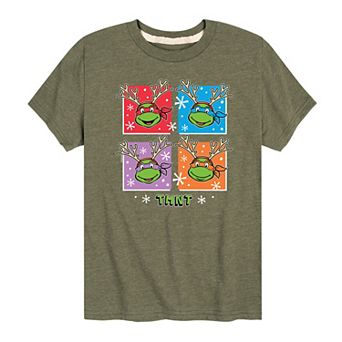 Boys 8-20 TMNT Christmas Characters Graphic Tee