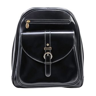McKleinUSA Moline Leather Business Laptop Backpack