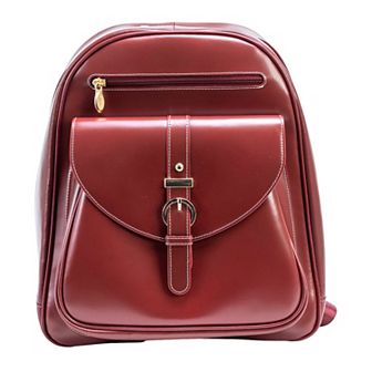 McKleinUSA Moline Leather Business Laptop Backpack