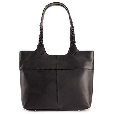 ili Leather RFID-Blocking Shopper Tote Bag
