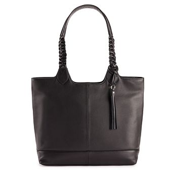 ili Leather RFID-Blocking Shopper Tote Bag