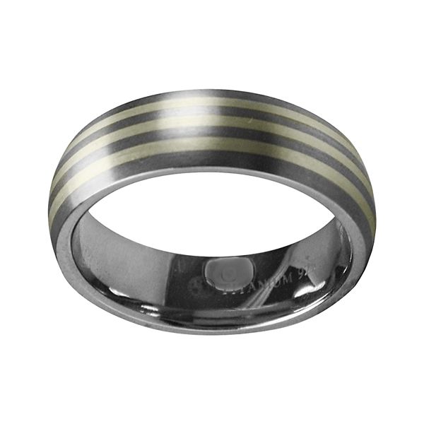 Kohl's titanium 2025 mens ring