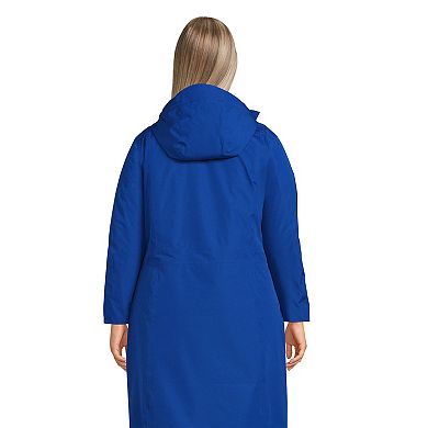 Plus Size Lands' End Insulated Waterproof Raincoat