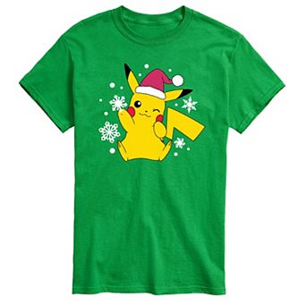 Big & Tall Pokemon Pikachu Santa Tee
