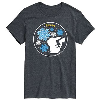 Big & Tall Pokemon Snowflake Pikachu Tee