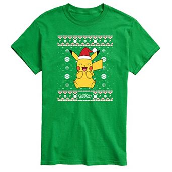 Big & Tall Pokemon Pikachu Holiday Tee