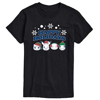 Big & Tall Pokemon Happy Holidays Tee